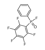 Pentafluorophenyl(phenyl)fluorophosphine oxide结构式