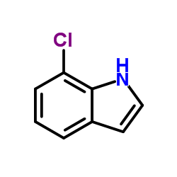 7-氯吲哚结构式