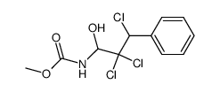 methyl (2,2,3-trichloro-1-hydroxy-3-phenylpropyl)carbamate Structure