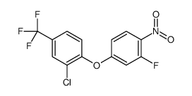 2-chloro-1-(3-fluoro-4-nitrophenoxy)-4-(trifluoromethyl)benzene Structure