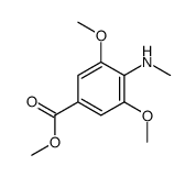 methyl 3,5-dimethoxy-4-(methylamino)benzoate结构式