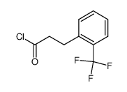 o-trifluoromethylphenylpropionic acid chloride Structure