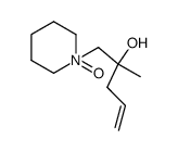 2-methyl-1-(1-oxy-piperidin-1-yl)-pent-4-en-2-ol结构式