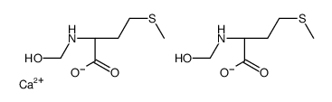 calcium,(2S)-2-(hydroxymethylamino)-4-methylsulfanylbutanoate Structure