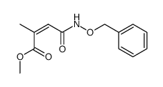 Methyl-N-benzyloxy-2-methylmaleamat结构式