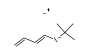 N-tert.butyl-1-aza-pentadienyl-lithium Structure