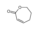 3,4-dihydro-2H-oxepin-7-one结构式