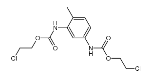 N,N'-(4-methyl-m-phenylene)-bis-carbamic acid bis-(2-chloro-ethyl ester) Structure