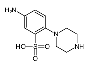 5-amino-2-piperazin-1-ylbenzenesulfonic acid Structure