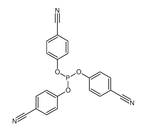 tris(4-cyanophenyl) phosphite Structure