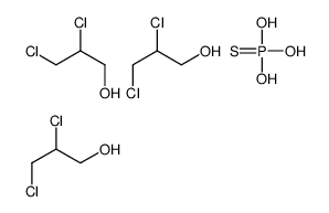 2,3-dichloropropan-1-ol,trihydroxy(sulfanylidene)-λ5-phosphane结构式