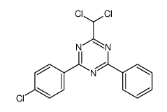 2-(4-chlorophenyl)-4-(dichloromethyl)-6-phenyl-1,3,5-triazine Structure