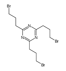 2,4,6-tris(3-bromopropyl)-1,3,5-triazine结构式