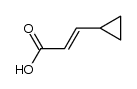(E)-3-Cyclopropylacrylic acid Structure