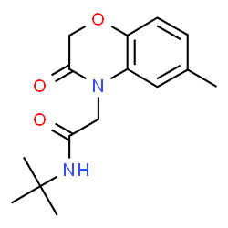 4H-1,4-Benzoxazine-4-acetamide,N-(1,1-dimethylethyl)-2,3-dihydro-6-methyl-3-oxo-(9CI) structure