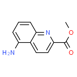 2-Quinolinecarboxylicacid,5-amino-,methylester(9CI) picture