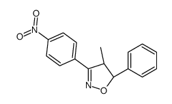 (4R,5R)-4-methyl-3-(4-nitrophenyl)-5-phenyl-4,5-dihydro-1,2-oxazole Structure