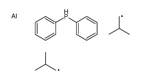 bis(2-methylpropyl)aluminum,diphenylphosphane结构式