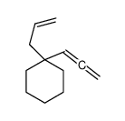 1-propa-1,2-dienyl-1-prop-2-enylcyclohexane结构式