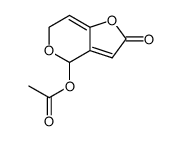 4-Acetoxy-2,6-dihydro-4H-furo[3,2-c]pyran-2-one Structure