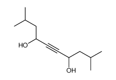 2,9-dimethyldec-5-yne-4,7-diol Structure