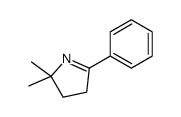 2,2-dimethyl-5-phenyl-3,4-dihydropyrrole Structure