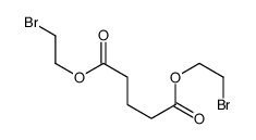 bis(2-bromoethyl) pentanedioate Structure