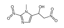 1-(3-methyl-2-nitro-3H-imidazol-4-yl)-2-nitro-ethanol结构式