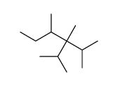 2,3,4-trimethyl-3-propan-2-ylhexane结构式