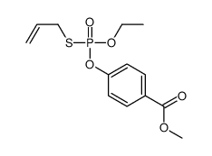 methyl 4-[ethoxy(prop-2-enylsulfanyl)phosphoryl]oxybenzoate Structure