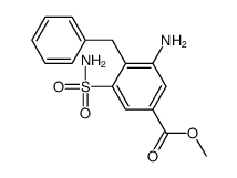 methyl 3-amino-4-benzyl-5-sulfamoylbenzoate结构式