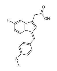 (Z)-2'-des-methyl sulindac sulfide结构式