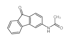 N-(9-oxofluoren-3-yl)acetamide Structure