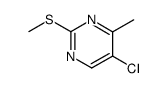 5-chloro-4-methyl-2-(methylthio)pyrimidine Structure