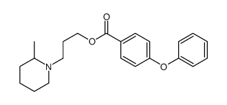 3-(2-Methylpiperidino)propyl=p-phenoxybenzoate structure