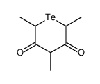 2,4,6-trimethyltellurane-3,5-dione结构式