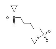 1-[5-(aziridin-1-ylsulfonyl)pentylsulfonyl]aziridine Structure