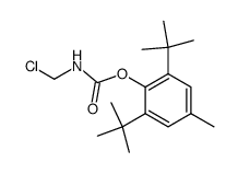 Chloromethyl-carbamic acid 2,6-di-tert-butyl-4-methyl-phenyl ester Structure