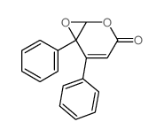 2,7-Dioxabicyclo[4.1.0]hept-4-en-3-one,5,6-diphenyl-结构式