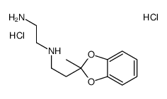 2-azaniumylethyl-[2-(2-methyl-1,3-benzodioxol-2-yl)ethyl]azanium,dichloride结构式