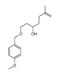 1-[(4-methoxyphenyl)methoxy]-6-methylhept-6-en-3-ol结构式