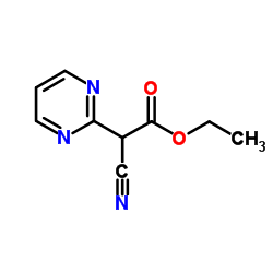 Ethyl 2-cyano-2-(pyrimidin-2-yl)acetate picture
