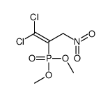 1,1-dichloro-2-dimethoxyphosphoryl-3-nitroprop-1-ene结构式