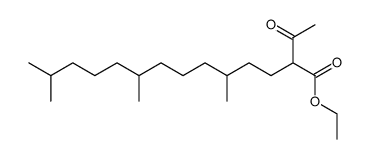 ethyl 2-acetyl-5,9,13-trimethyltetradecanoate Structure