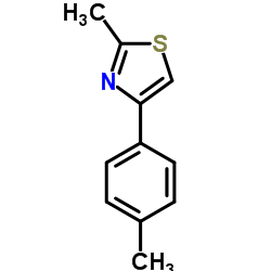 Thiazole,2-methyl-4-(4-methylphenyl)- Structure