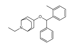 9-ethyl-3-[(2-methylphenyl)-phenylmethoxy]-9-azabicyclo[3.3.1]nonane结构式