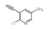 2-Chloro-5-methylnicotinonitrile Structure