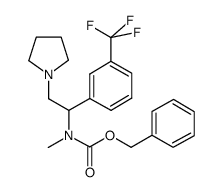 1-PYRROLIDIN-2-(3'-TRIFLUOROMETHYLPHENYL)-2-(N-CBZ-N-METHYL)AMINO-ETHANE structure