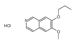 6-methoxy-7-propoxyisoquinoline,hydrochloride Structure
