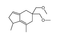 5,5-bis(methoxymethyl)-1,7-dimethyl-1,2,4,6-tetrahydroindene Structure